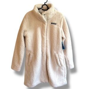 Columbia Off-White Sherpa Fleece Jacket